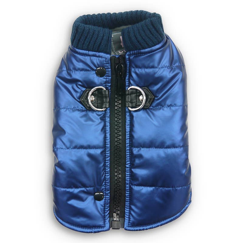 Dogo Pet - Wholesale Pet Coat - Dog - Runner Coat Metallic Blue0