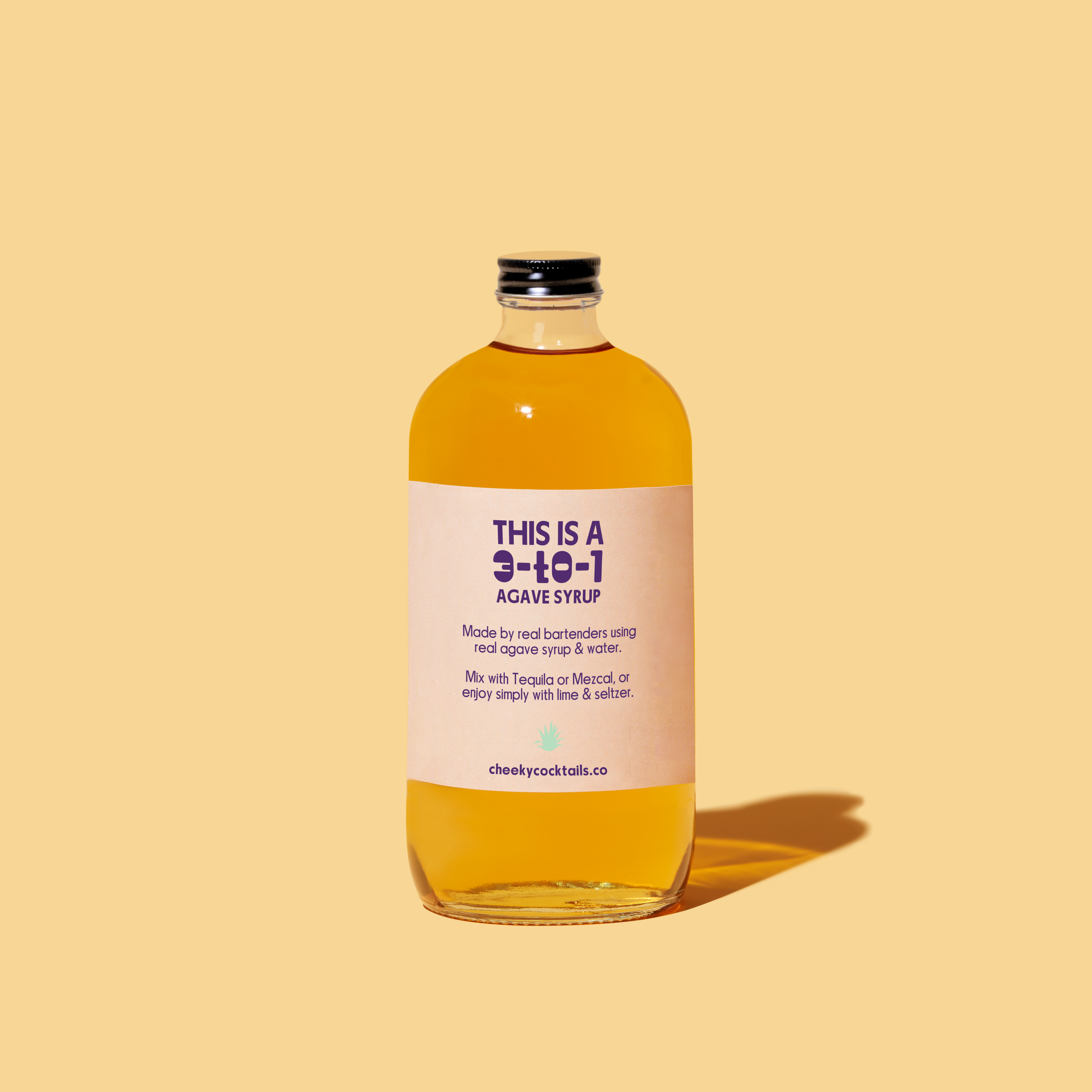 Cheeky Cocktails - Wholesale Cocktail Mix/Syrup - Agave Syrup 16oz1