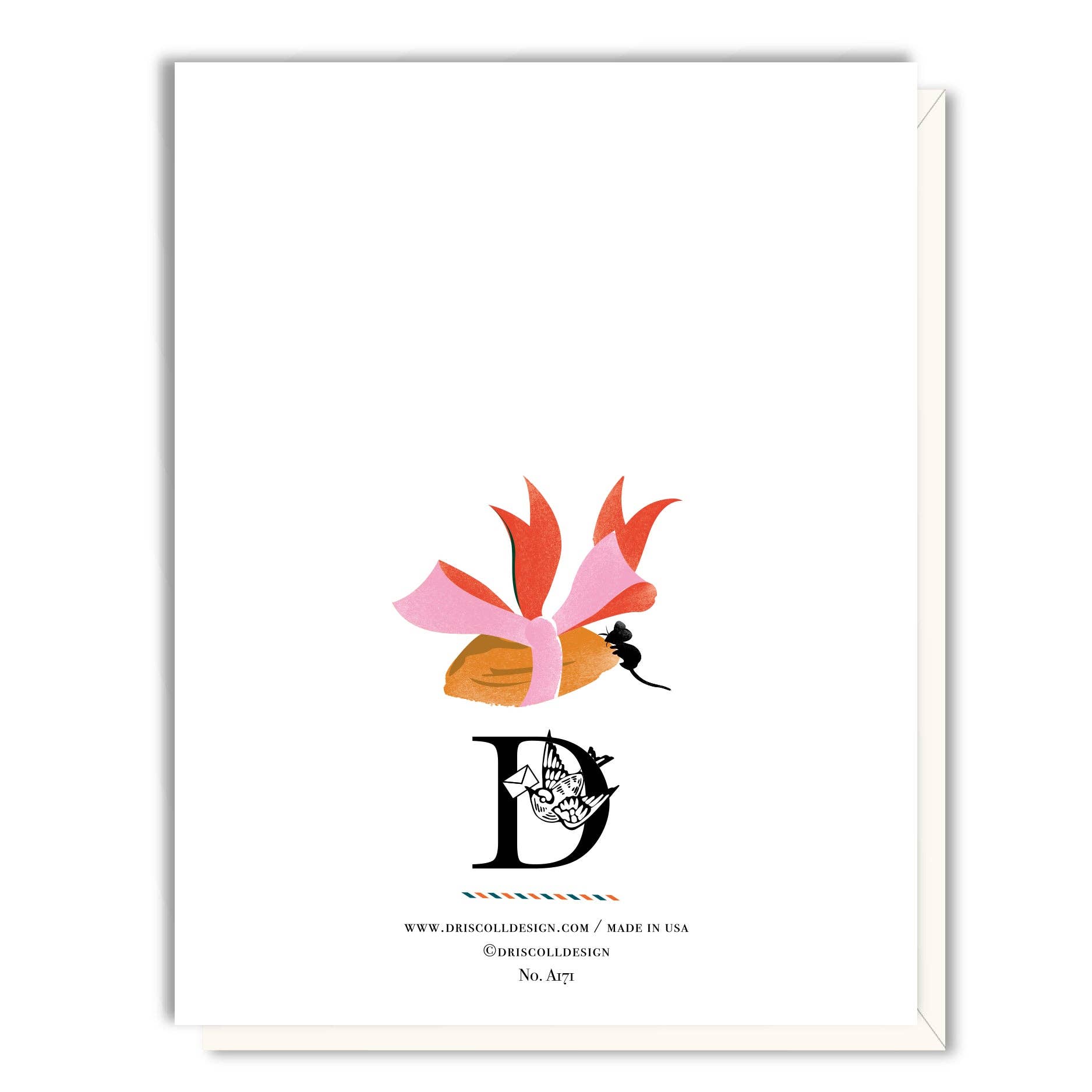 Driscoll Design – wholesale Birthday card – Squirrel with Almond Birthday Card2