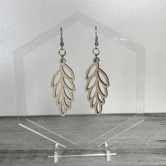 Holly and Liz - Wholesale Dangle Earrings - Multi Leaf Drop0