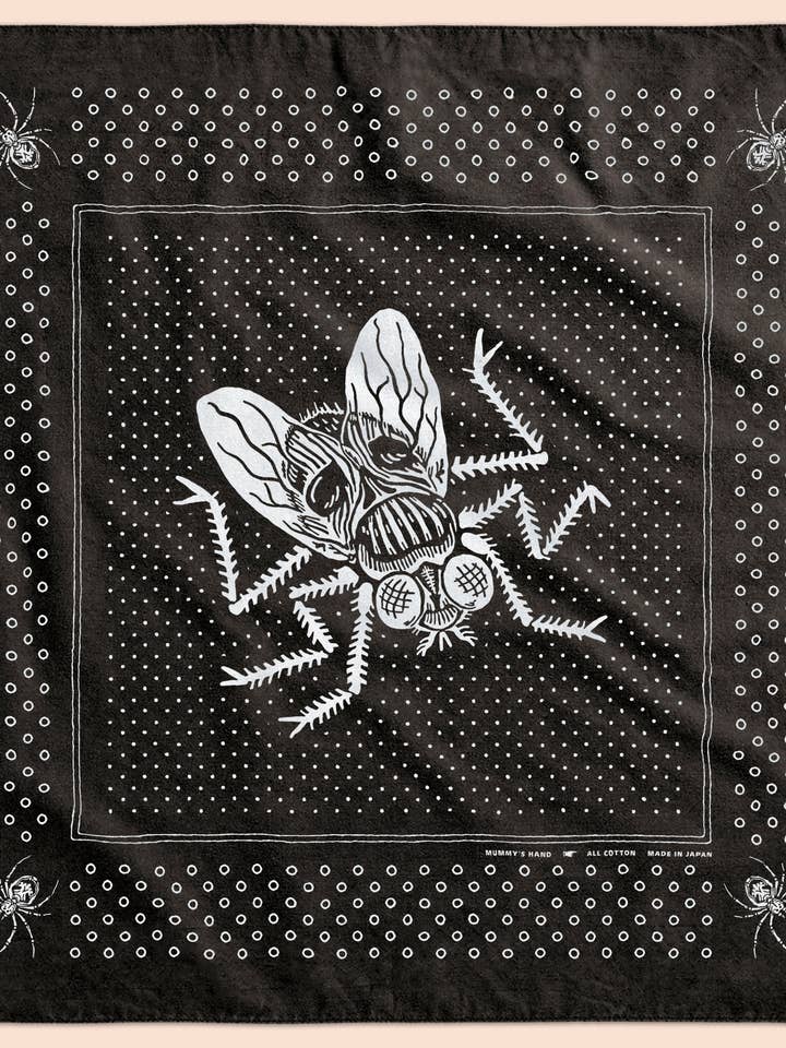 Mutant Fly Bandana & Pulp Adventure Spooky Pin-Up for wholesale by Mummy's Hand