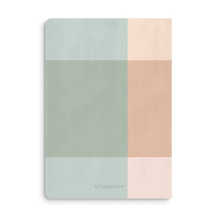 Studio Oh! - Wholesale Sketchbook/Sketchpad - Sage Color Block Deconstructed Sketchbook6