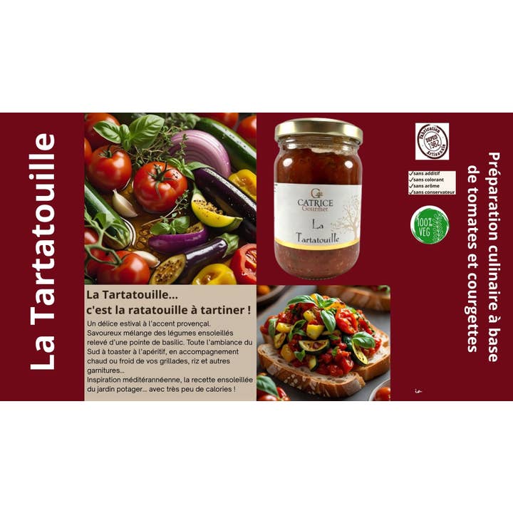 Spalmabile di Verdure - La Tartatouille 180g per la vendita all'ingrosso da parte di CATRICE GOURMET