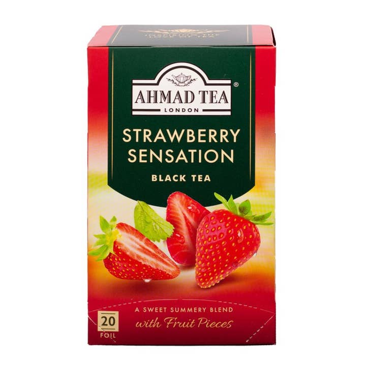 Ahmad Tea – wholesale Tea bags – Strawberry Sensation Black Tea - 20 Teabags