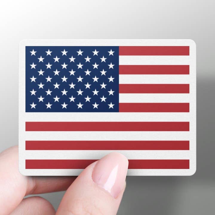 United States Flag Sticker for wholesale by GraffMerch.com