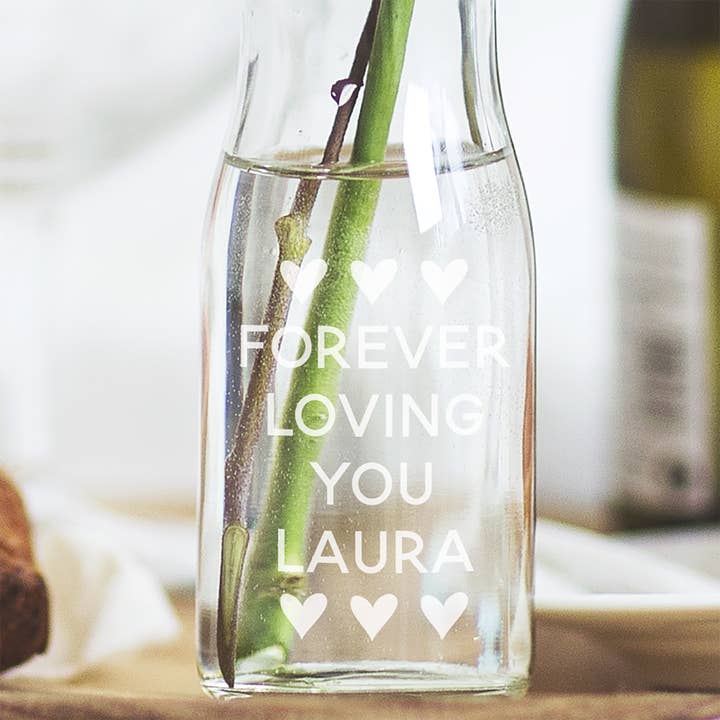 Personalised Bottle Bud Vase for wholesale by Becky Broome