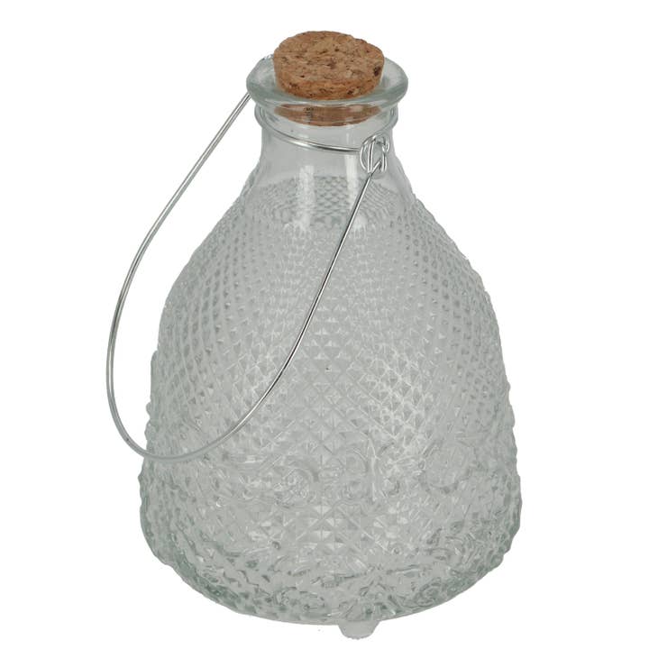Esschert Design USA - Wholesale Outdoor Ornament/Decor - Hobnail Glass Wasp Trap, Clear1