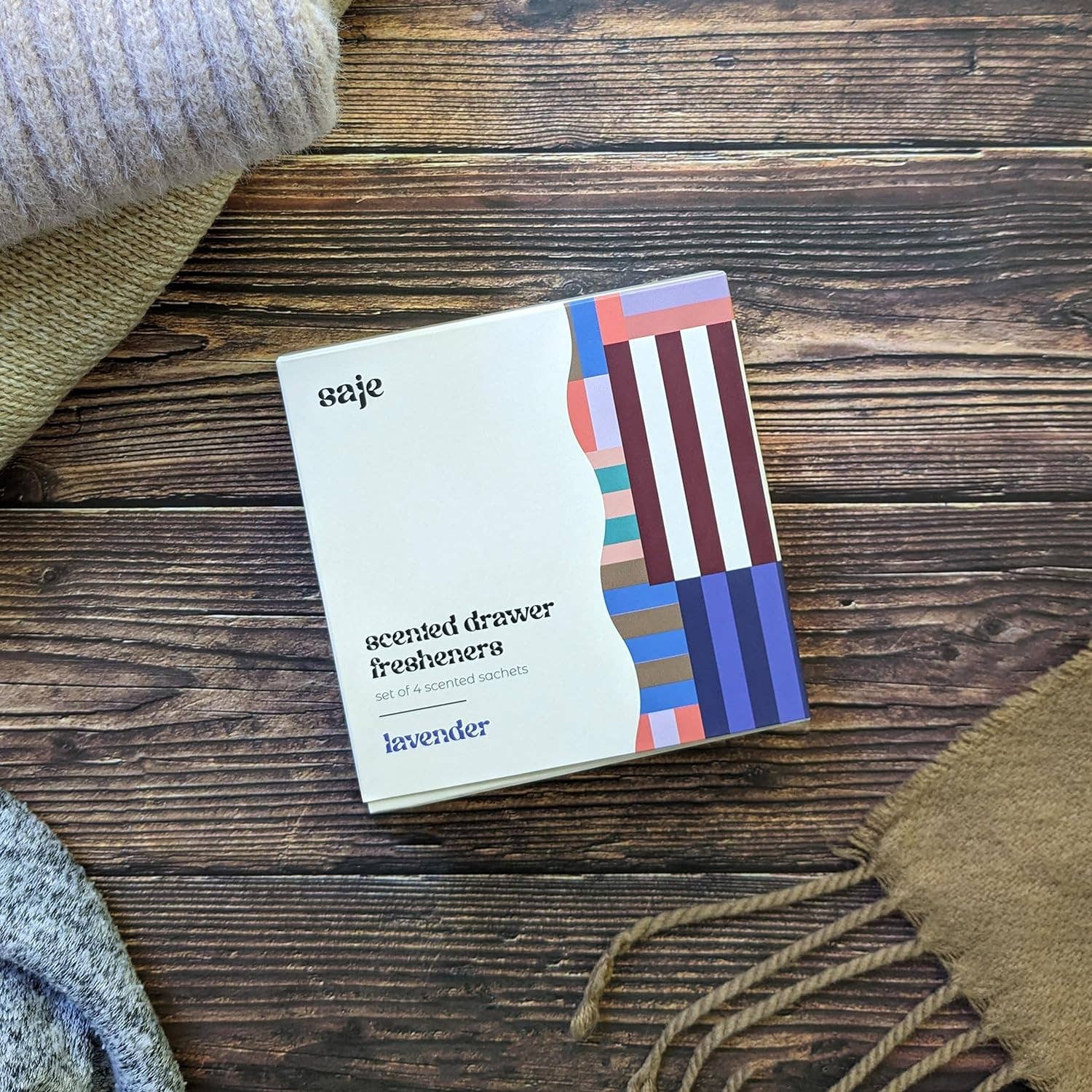 Robert Frederick Ltd - Vente Sachet parfumé - Sachet parfumé Saje - Ensemble de 4 Lavande3