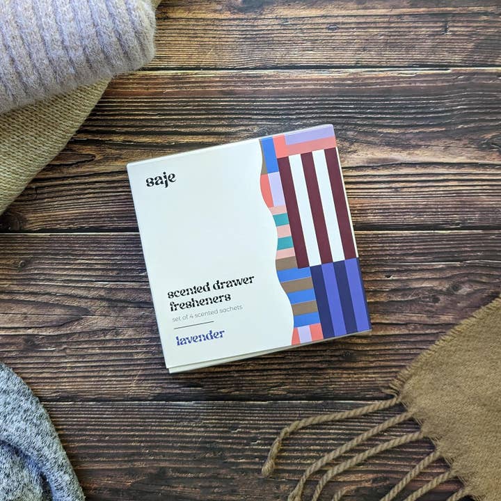 Robert Frederick Ltd - Vente Sachet parfumé - Sachet parfumé Saje - Ensemble de 4 Lavande3