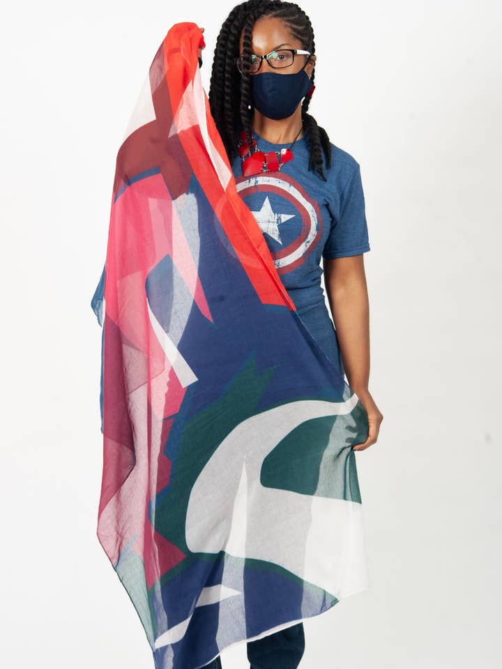 Foulard graphique Jazzy City High pour la vente par B. Younger