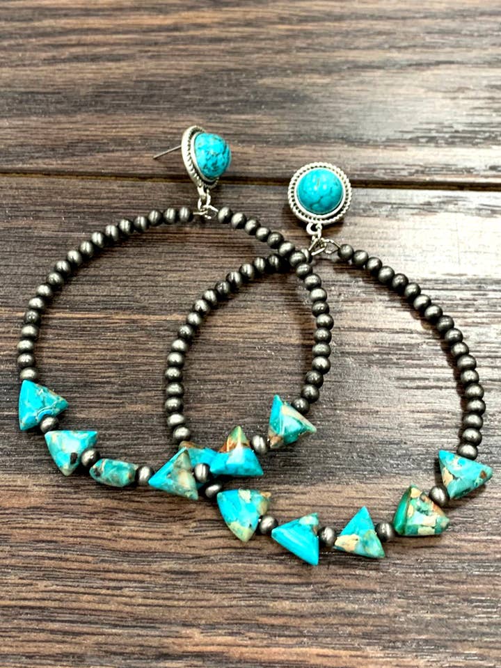 722894, Handgjorda Pilspets Ädelstenshörhängen för wholesale av ISAC Trading Inc