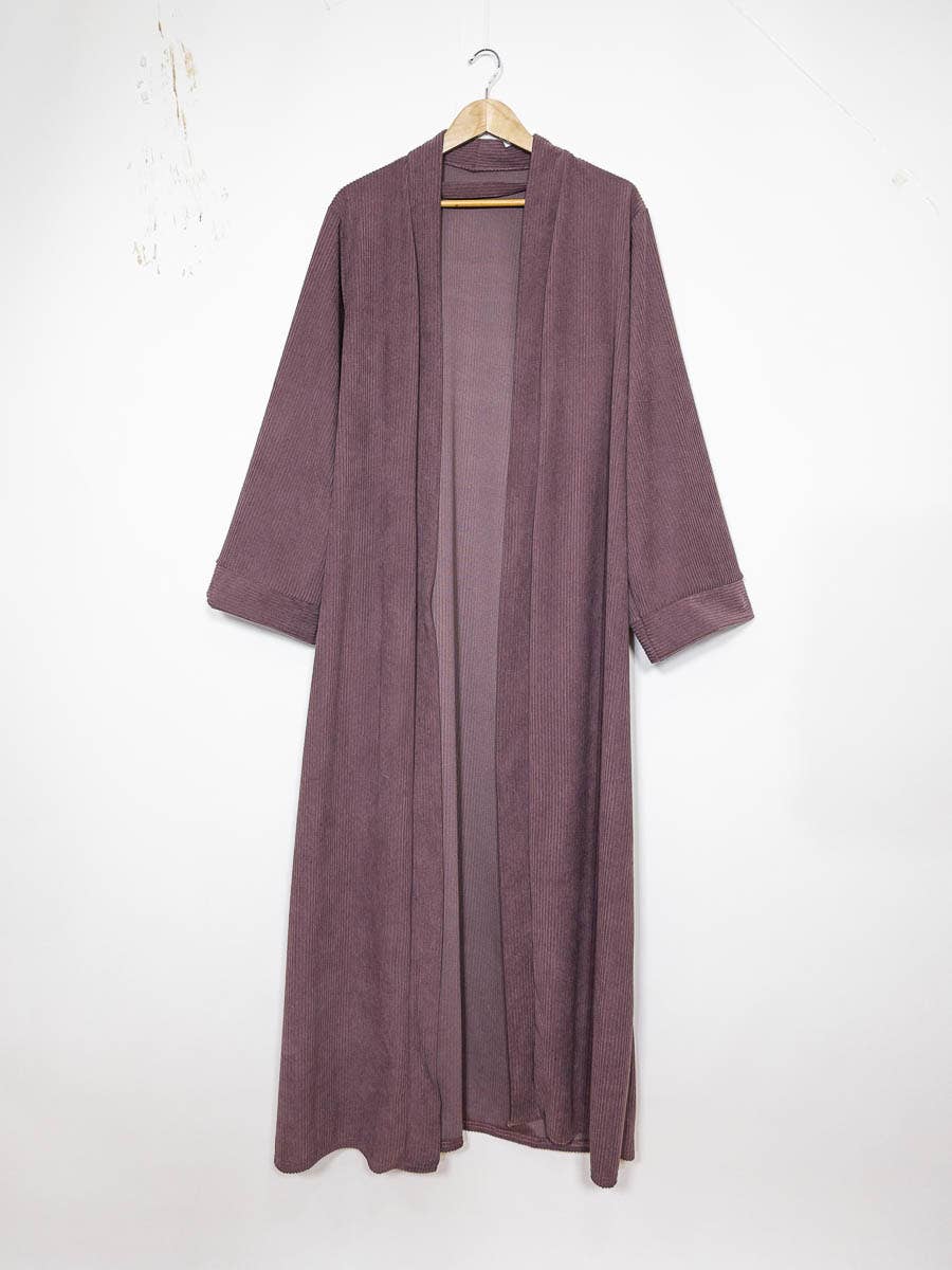 IDEAL OUTFIT - Vente Kimono – femme - Kimono ref:2391-B-velours côtelé10