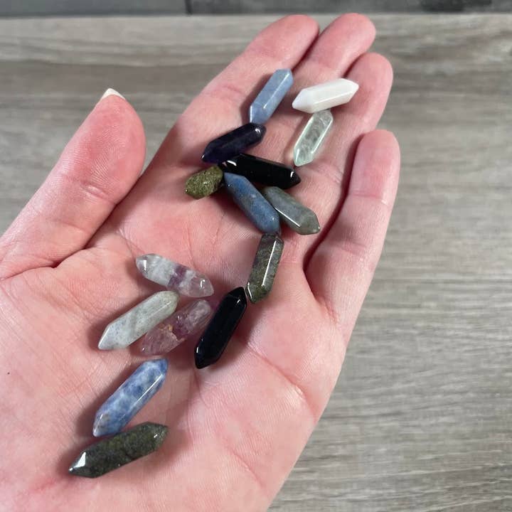 Keystone Crystals - Wholesale Spiritual Stone/Crystal - Small Gemstone Double Terminated Carved Crystal Wands