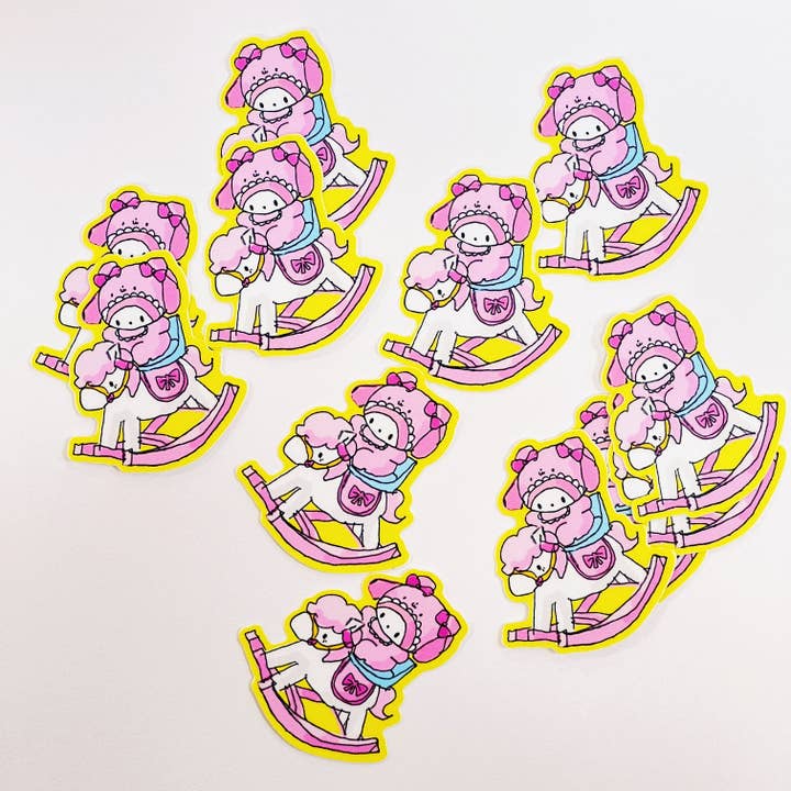 Horse Ride Sticker for wholesale by tabetaaii