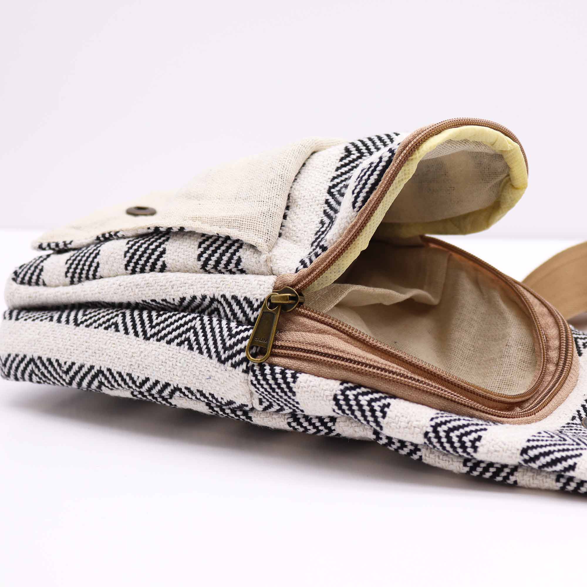 Ancient Wisdom – wholesale Crossbody bag – Unisex – Natural Cotton Cross-Body Bags11