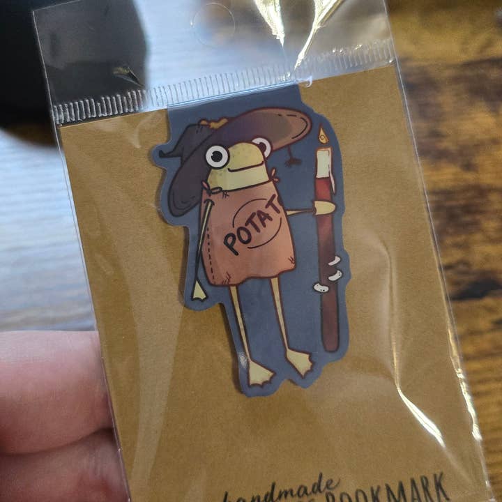 Marcador magnético Cottage-core Tater Sack Frog - LIMITADO por atacado de Salt Birch