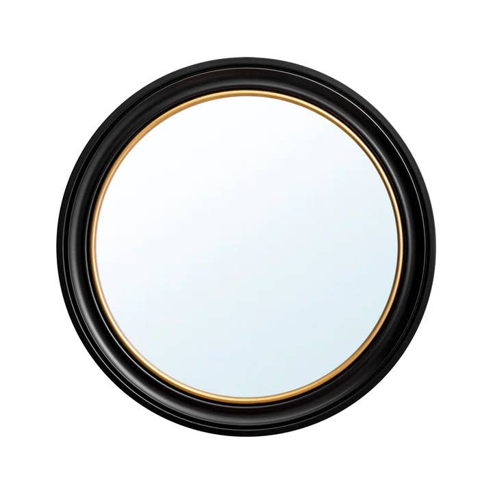 Round Mirror - Black and Gold and other Purchase wholesale mirrored placemats. Free returns & net 60 terms on Faire trending on Faire.