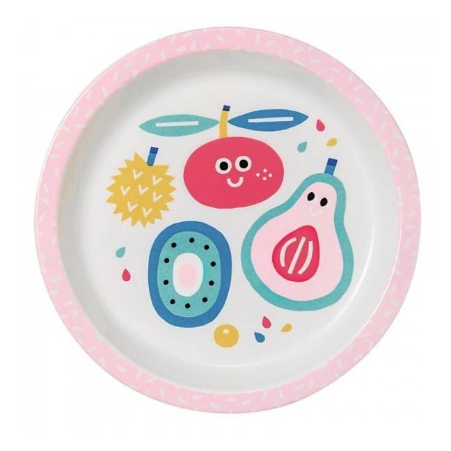 TF705M Baby plate ⌀ 18 cm Tutti Frutti for wholesale by Petit Jour Paris