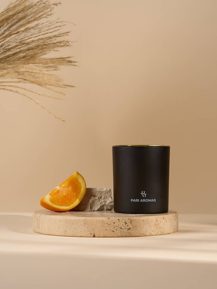 Neroli Cedarwood Saffron Candle for wholesale by PARI AROMAS