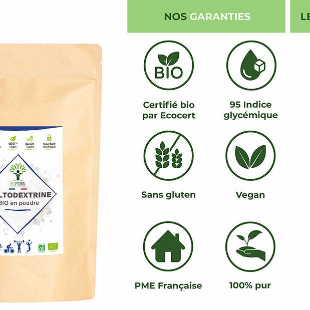 Bioptimal - Wholesale Protein/Superfood Powder - Organic Maltodextrin Vegan Powder Packaged in France6