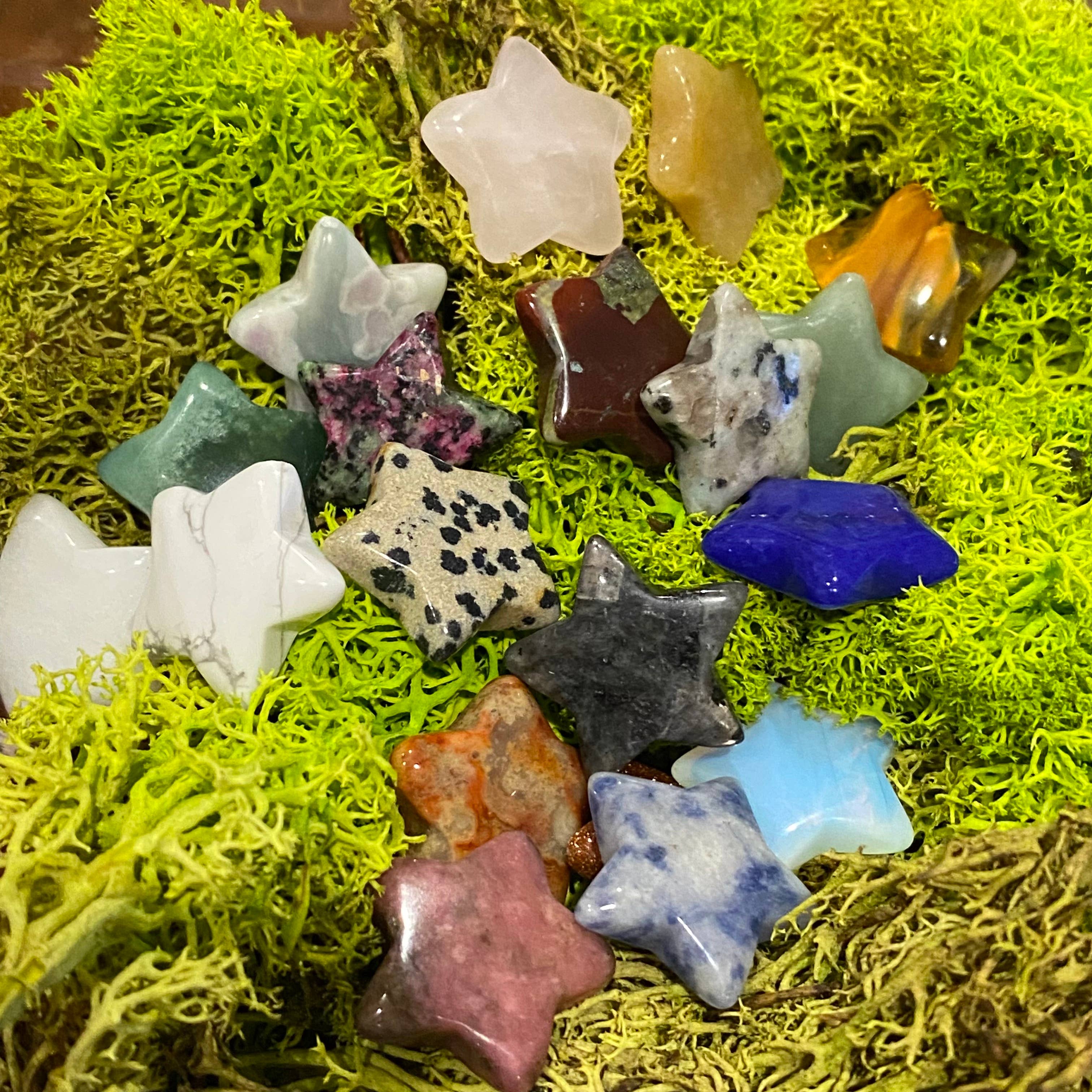 Wax Apothecary - Wholesale Spiritual Stone/Crystal - ⭐️ Crystal Mini Star Stone Assortment ⭐️13