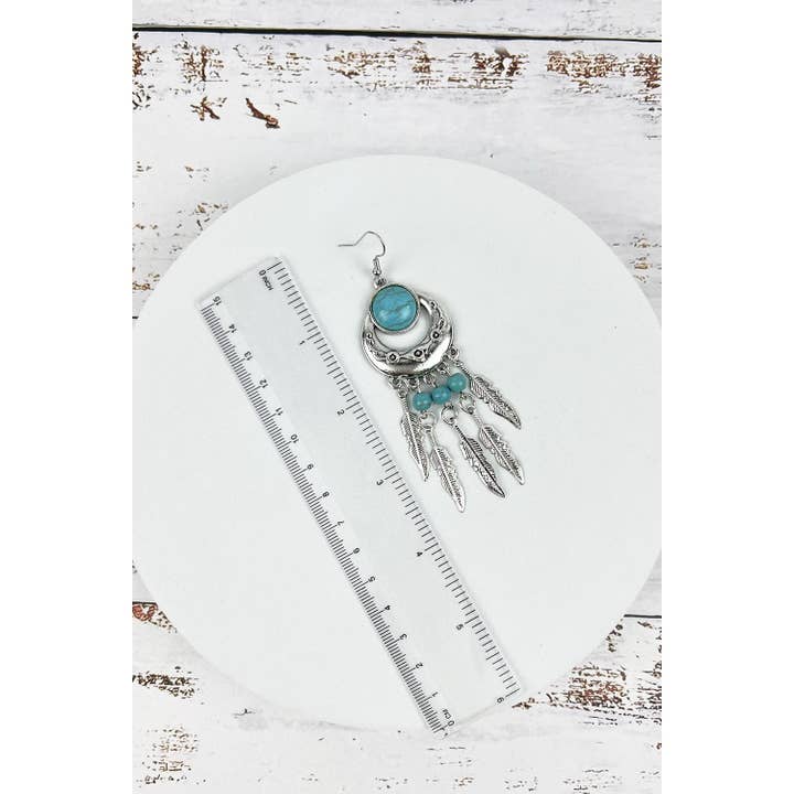 ASSORTED BOHEMIAN STYLE DROP FEATHER HOOK EARRING for wholesale on Faire1