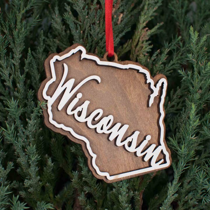 The Little Ornament Shop - Wholesale Ornament - Wisconsin Christmas Ornament