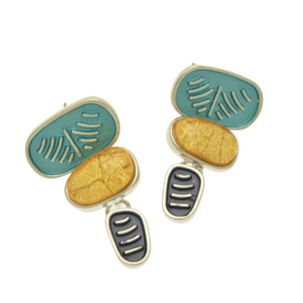 Multicolour Drop Earrings for wholesale by Miss Milly Limited