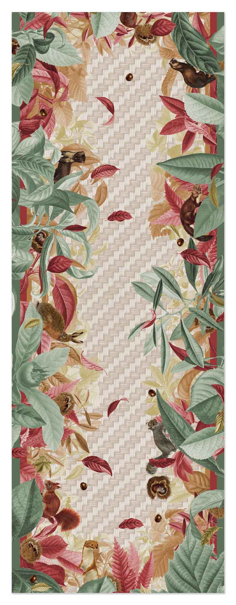 The Napking - Vente Chemins de table - Chemin de table en pur lin «Bosco» 100 % fabriqué en Italie0