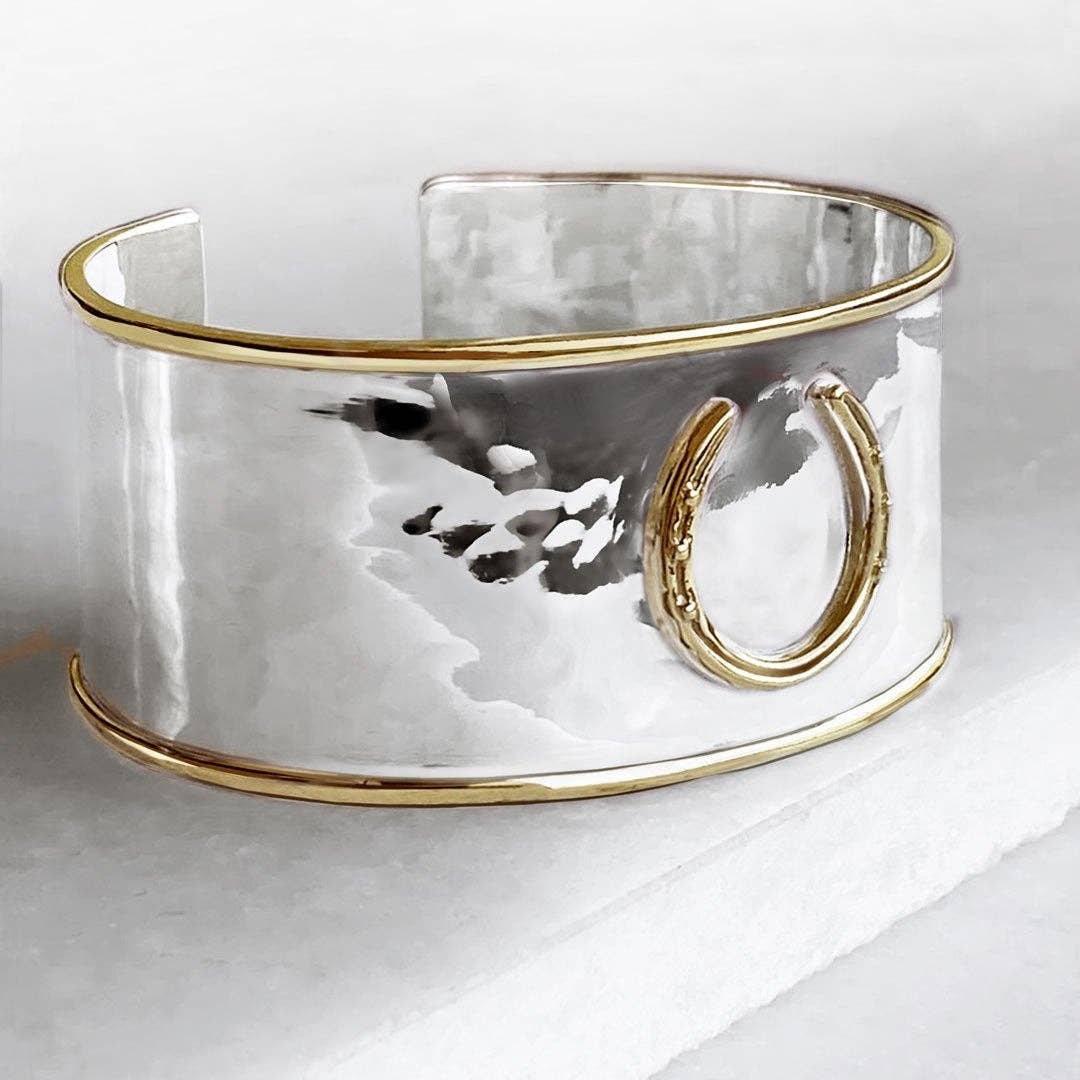 URBAN-EQUESTRIAN - Wholesale Cuff Bracelet - Cody Horseshoe - Wrist Cuff5