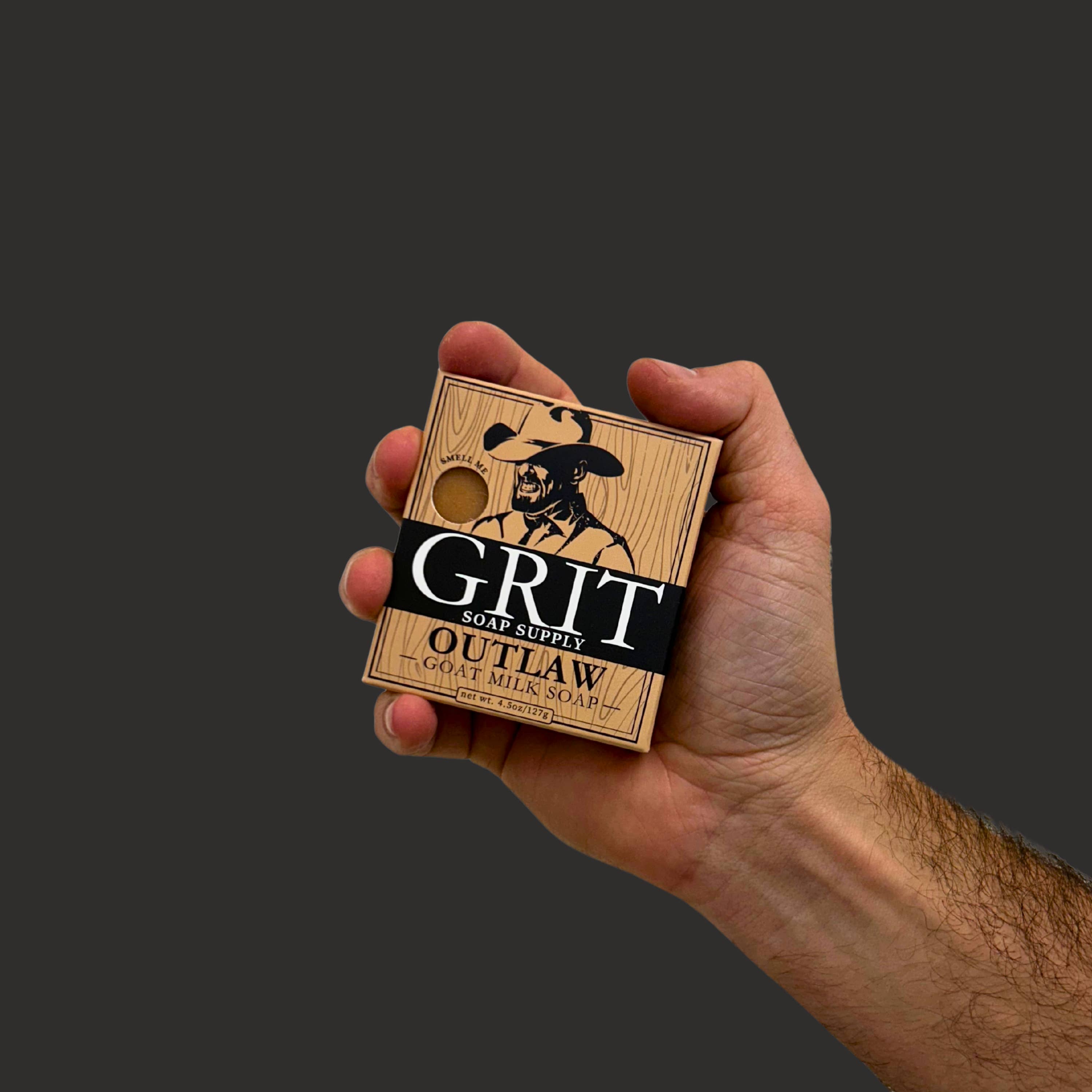 GRIT Soap Supply - Wholesale Bar Soap - Men's - Outlaw Goat Milk Bar Soap