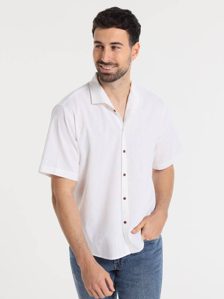 SIX VALVES - Kortærmet afslappet skjorte for engroshandel hos PAUSANT SHOP ONLINE