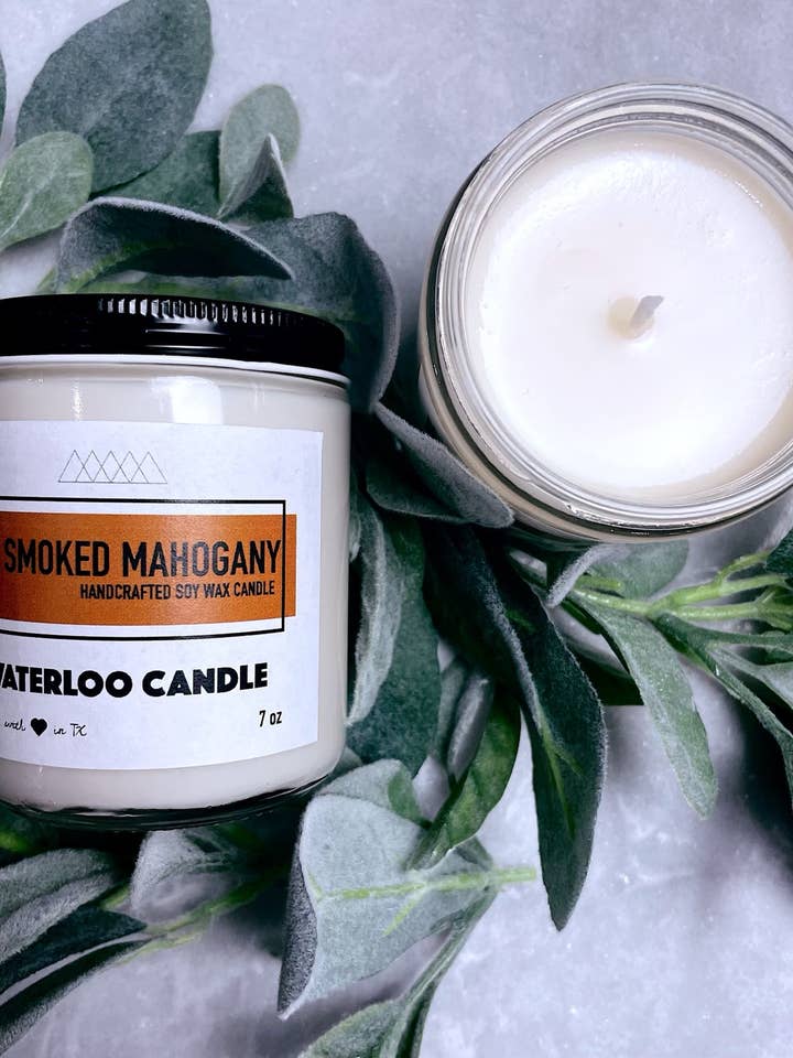 7oz Smoked Mahogany for wholesale by Waterloo Candles