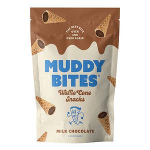 L&F Universal Goods - Wholesale Chocolate Covered Sweets - Muddy Bites Milk Choco Waffle Cone 12/2.33OZ0