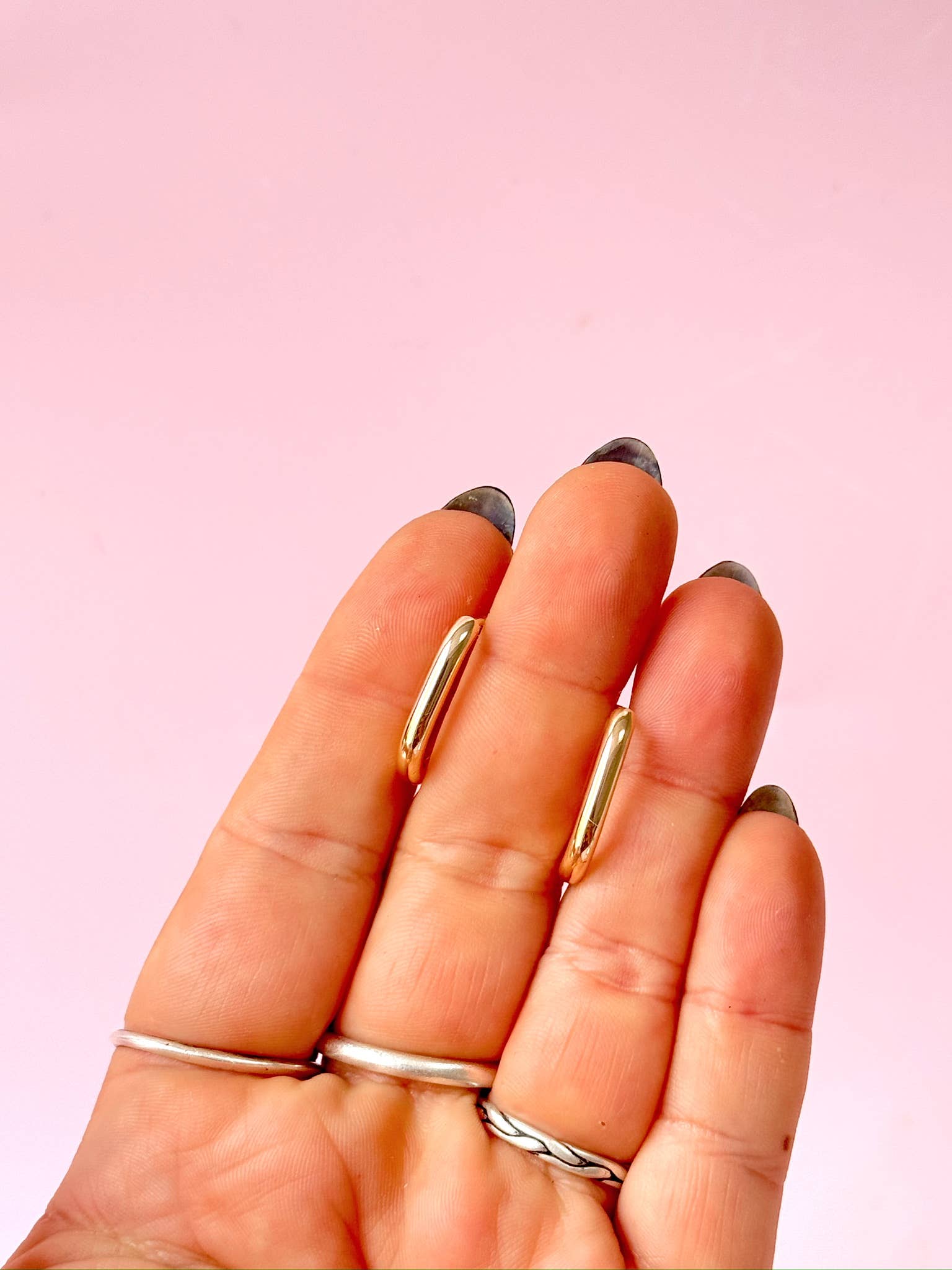 Golden Hour Designs – wholesale Hoop earrings – Squoval Hoops - Simple, Daily Wear, Staple Earrings2