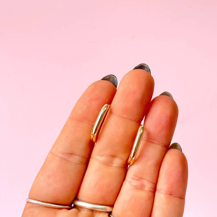 Golden Hour Designs – wholesale Hoop earrings – Squoval Hoops - Simple, Daily Wear, Staple Earrings2