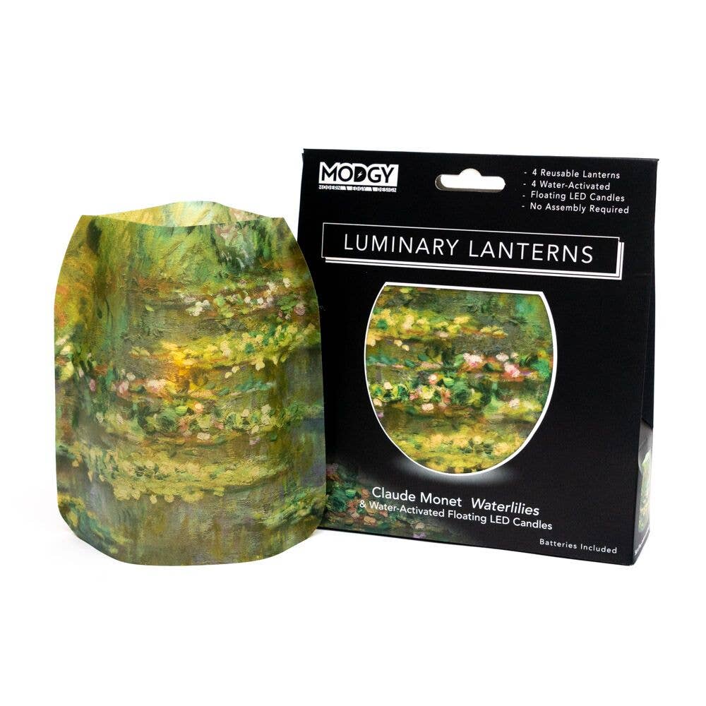 Modgy - Wholesale Lantern - Luminary Lantern - Claude Monet Waterlilies3