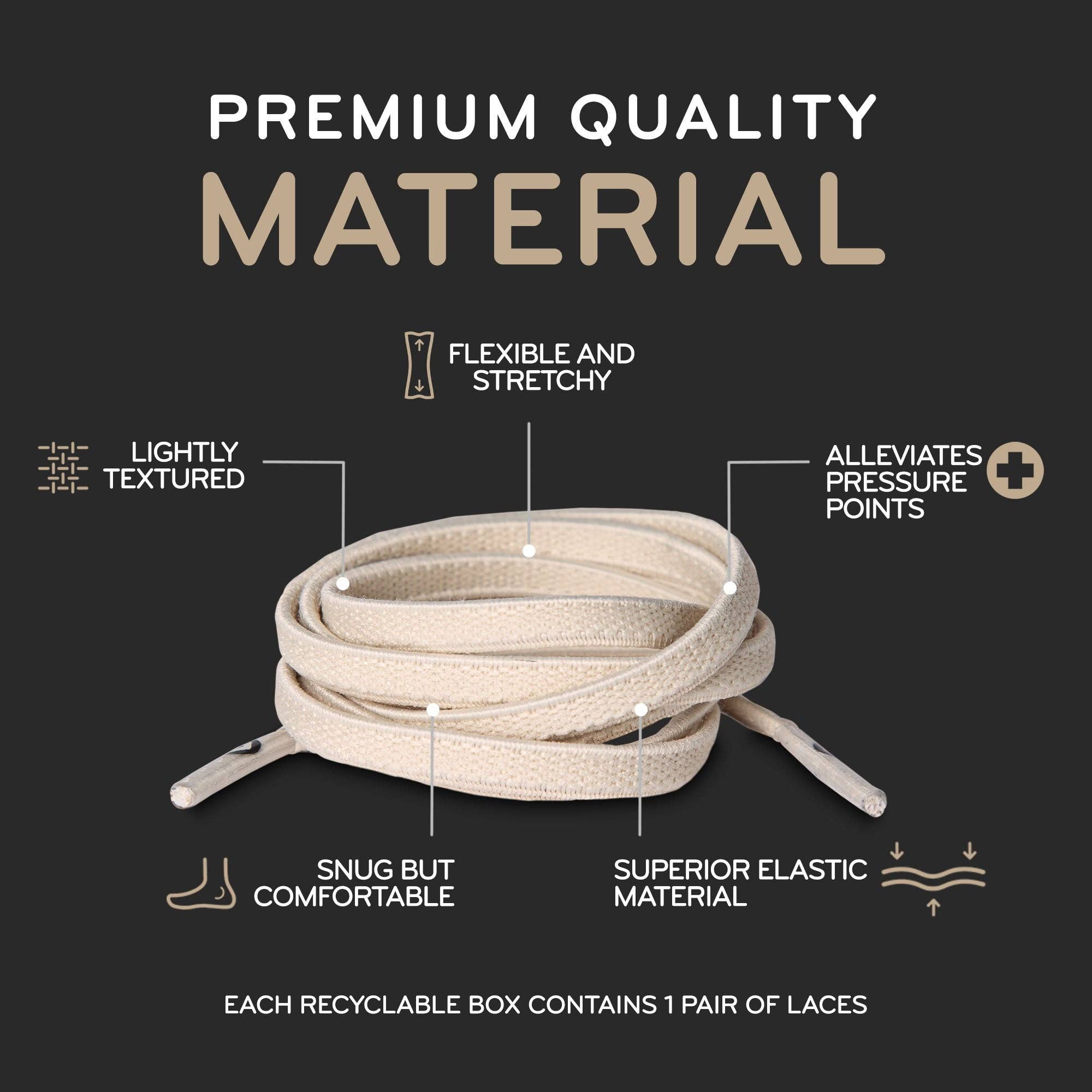 The Original Stretchlace - Vendita all'ingrosso Lacci per scarpe - Unisex - Lacci per scarpe elastici piatti31