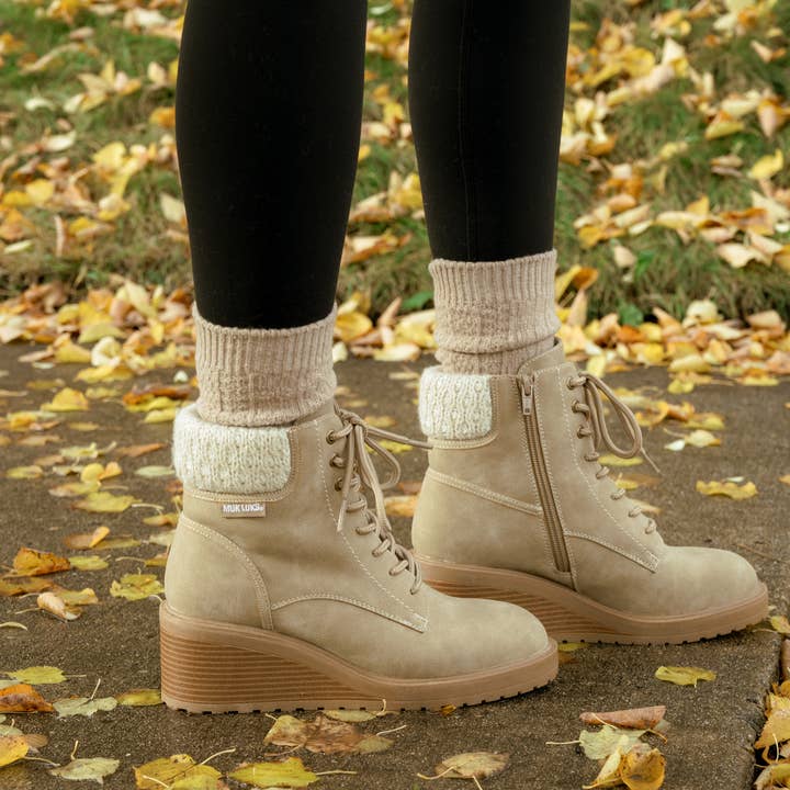 Muk Luks Women's Sky Solange Wedge Boots for wholesale by Muk Luks