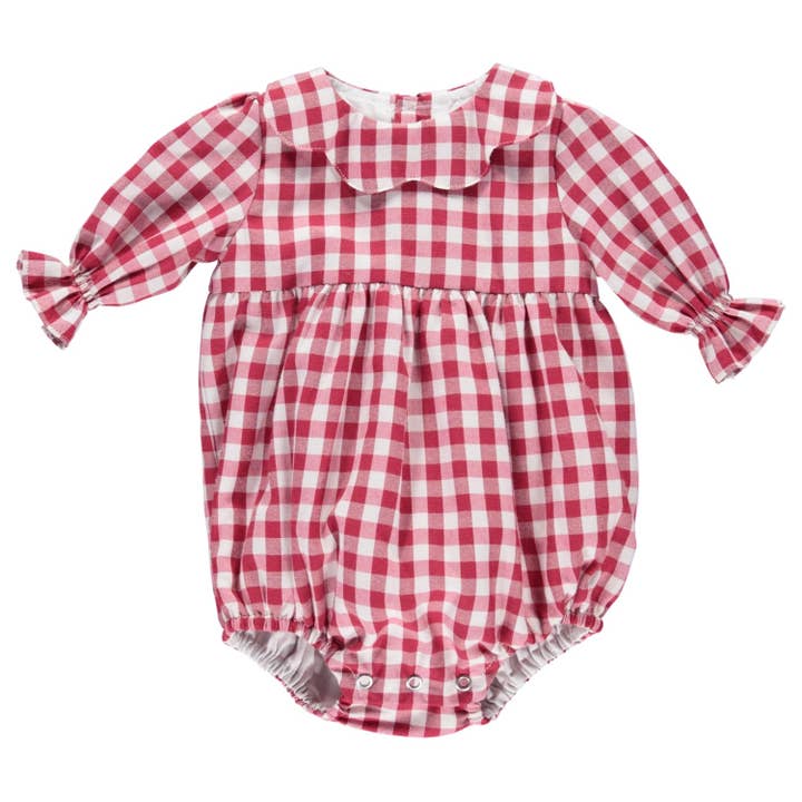 Beijing rød check for engroshandel hos Dot baby