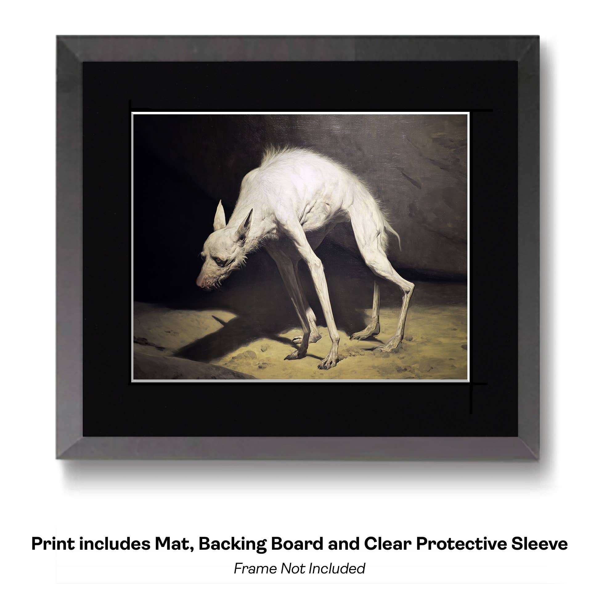 Mowbi - Wholesale Art Print - Wendie - Wendigo is Really a Sweetheart - Cryptids Art Prints - 10"x 8" Artwork for 12"x14" Frame10