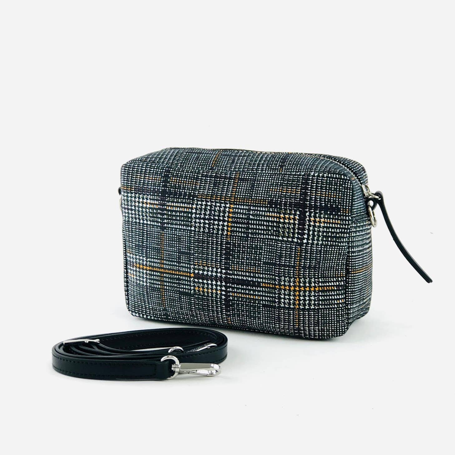 MILANO AMOUR - Wholesale Crossbody Bag - Women's - CROSSBODY BAG PAIGE ZIP PIED DE POULE5