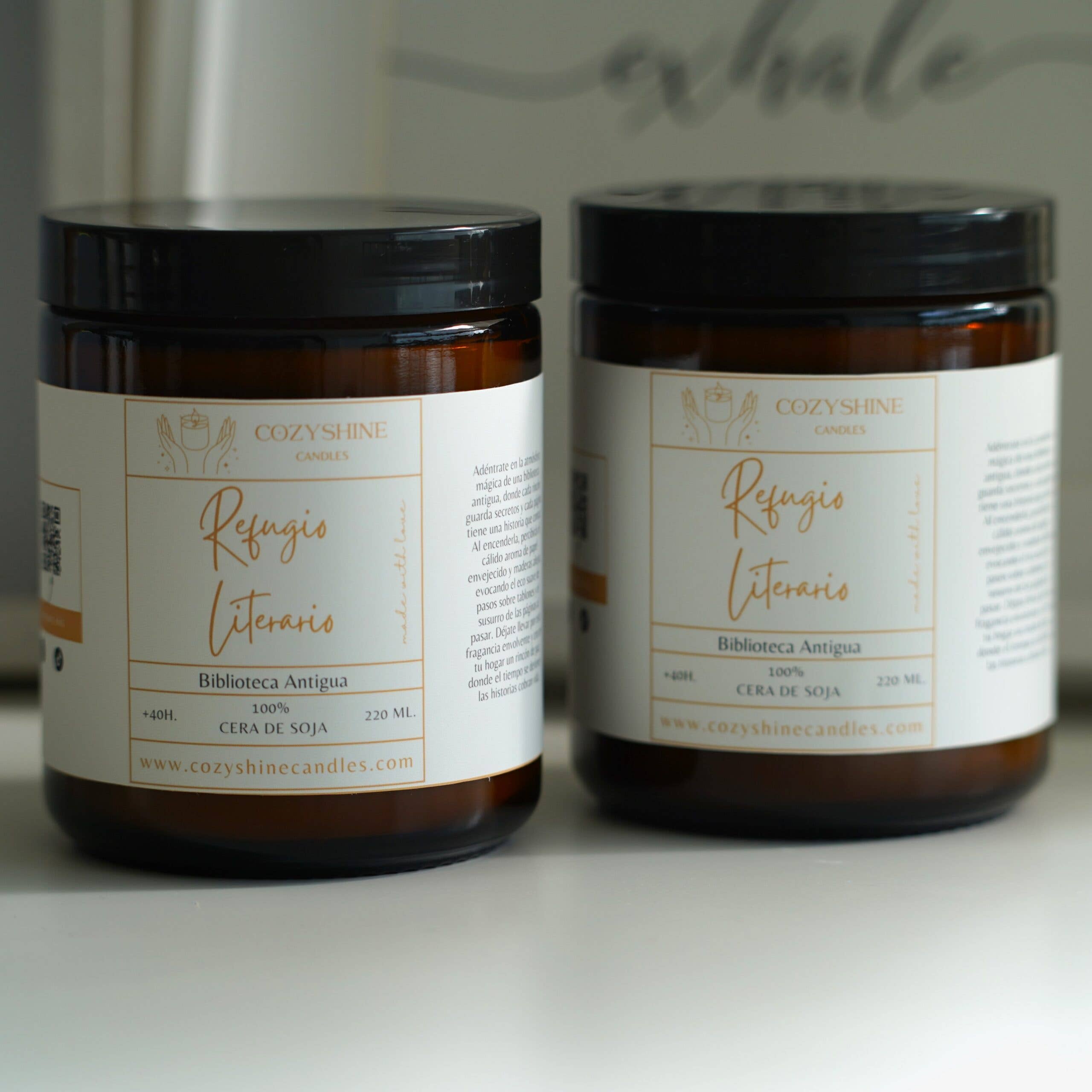 INZ Aragón S.Coop. Pequeña - Wholesale Jar/Filled Candle - Soy Wax Scented Candle – Literary Refuge2