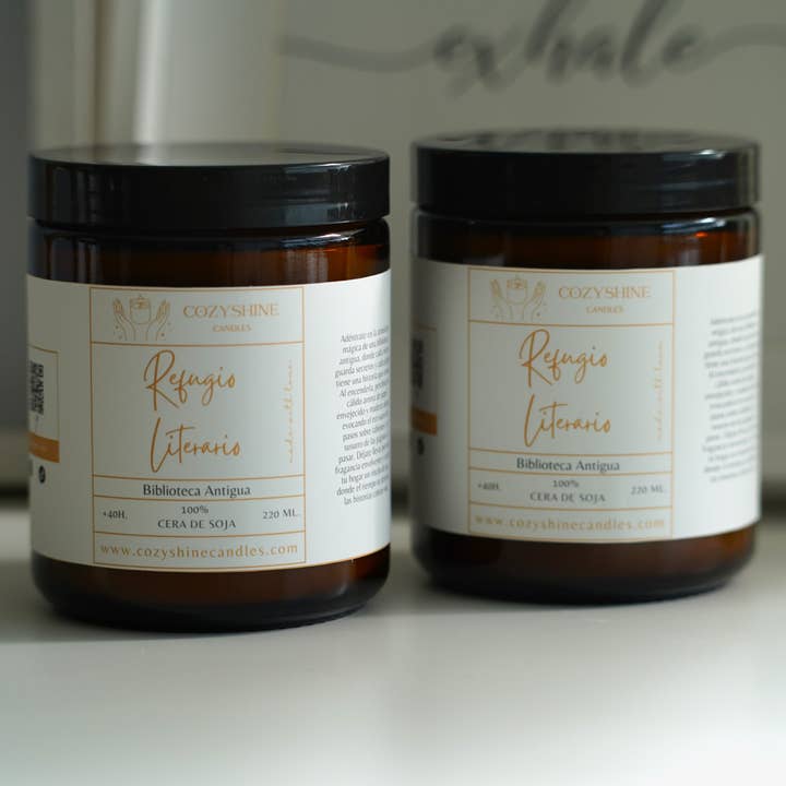 INZ Aragón S.Coop. Pequeña - Wholesale Jar/Filled Candle - Soy Wax Scented Candle – Literary Refuge2