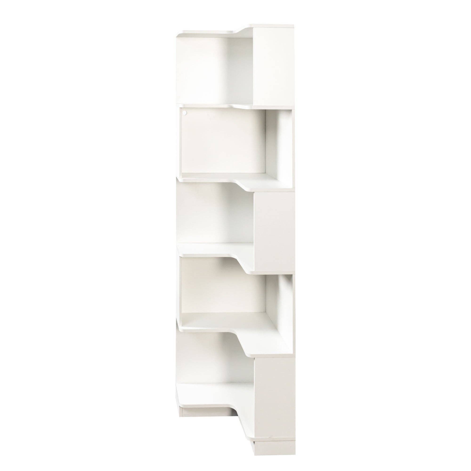 39F Inc. - Wholesale Bookcase - 5-Tier Corner Bookshelf with LED Lights for Display&Storage12