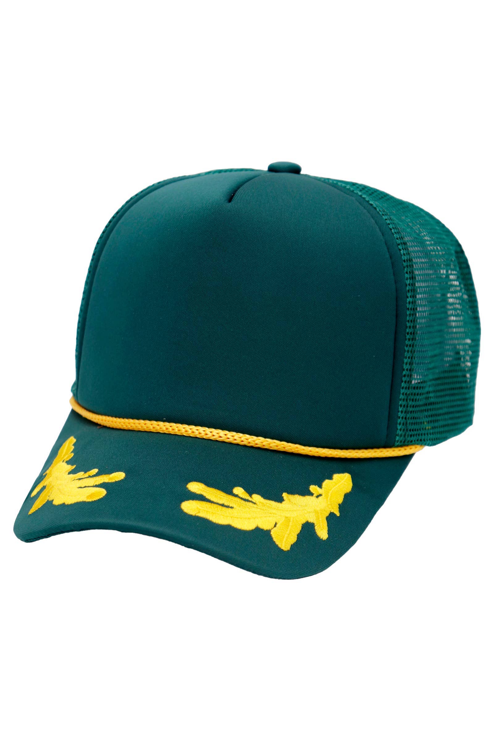 Cap Zone - Venta al por mayor Gorra trucker - Unisex - Gorra camionera Cap Zone Captain Oak Leaf de cinco paneles con espuma18