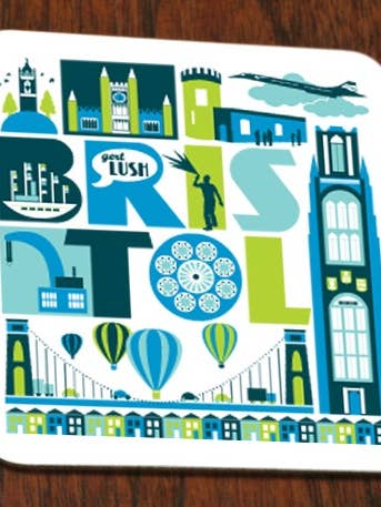 Bristol Coaster voor wholesale door Susan Taylor Design