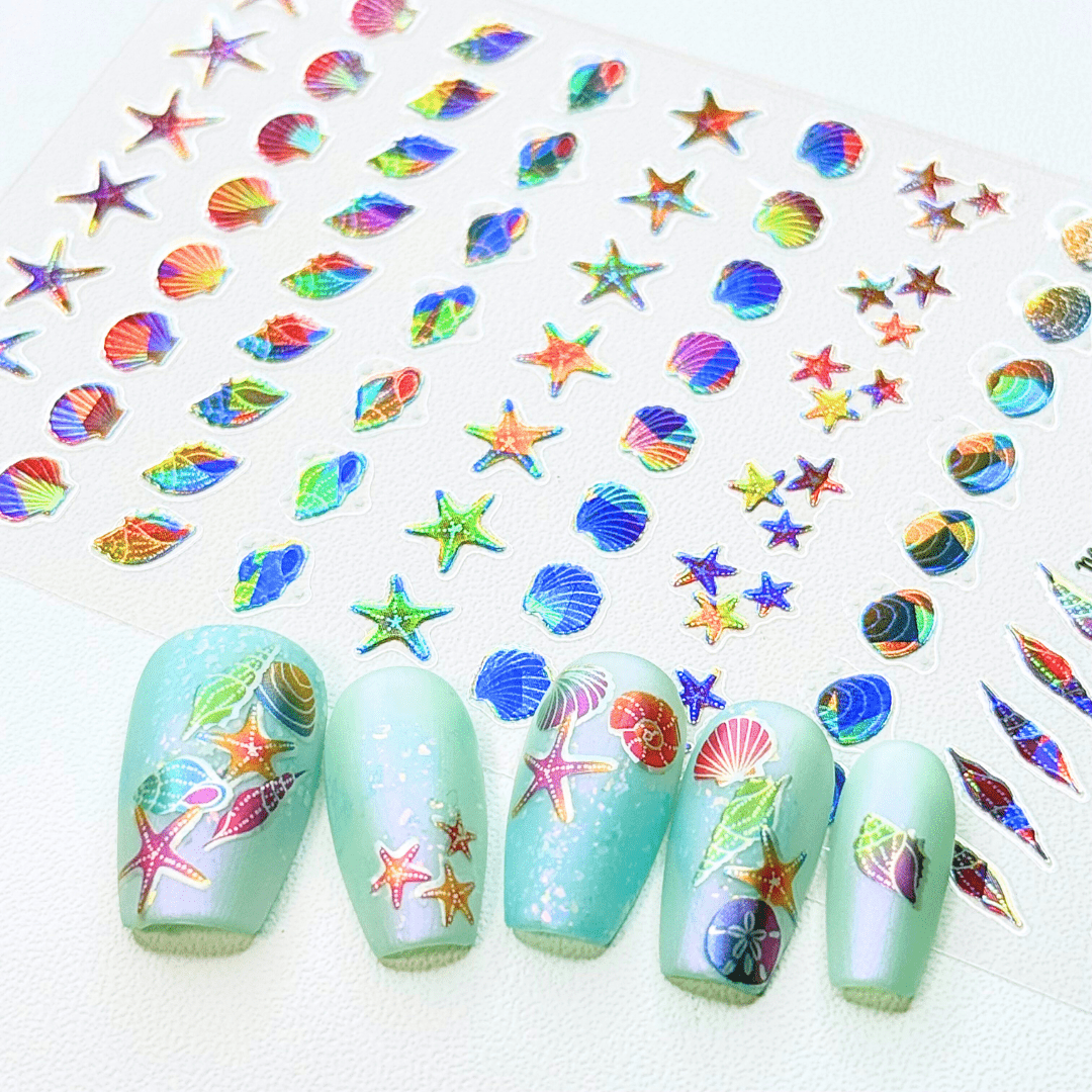 Maniology - Wholesale Nail Art/Decal - By the Seashore (MS-105) - Nail Art Sticker0