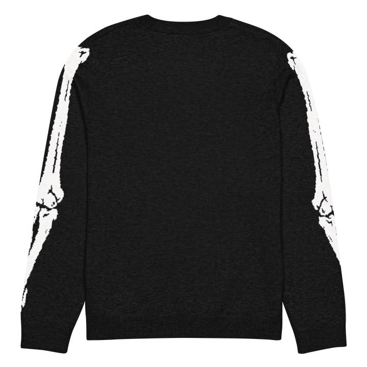 Goth Cloth Co. - Wholesale Graphic sweatshirt – Unisex - Skeleton Squad Knit Crew Neck Sweater1