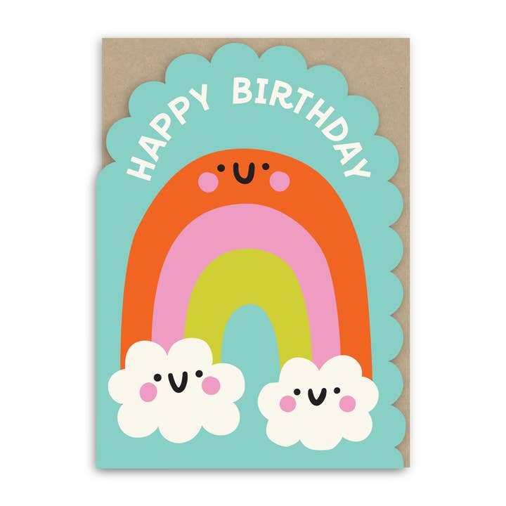 Cartão de aniversário arco-íris por atacado de In Real Life